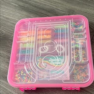 Pink Jewelry Bead Organizer
